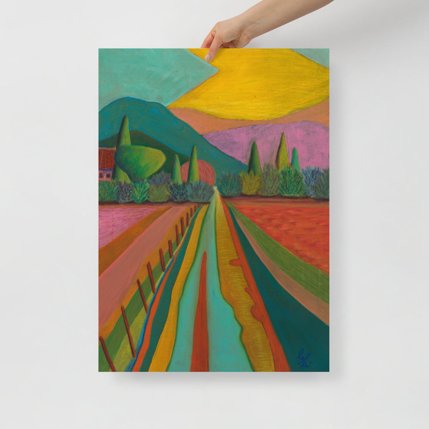 "Let´s take a little walk together" - Kunstdruck