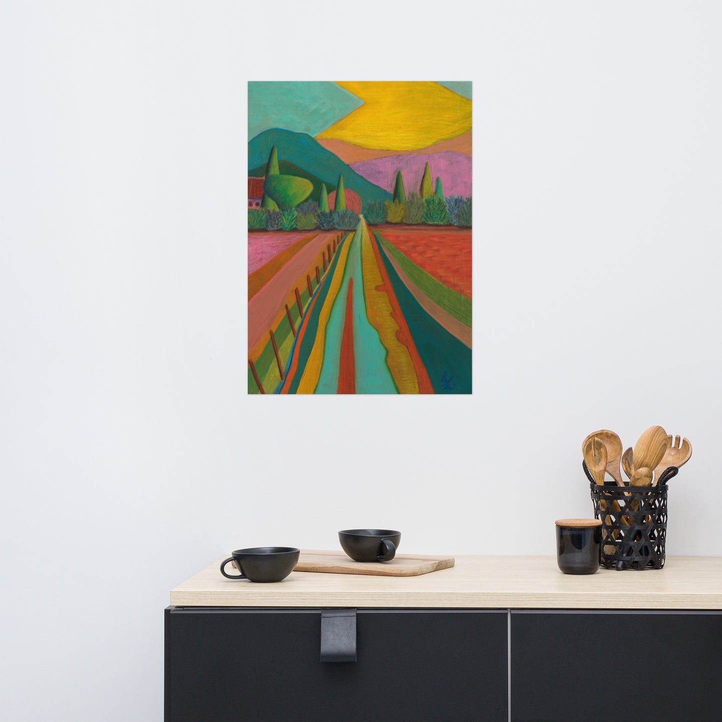 "Let´s take a little walk together" - Kunstdruck